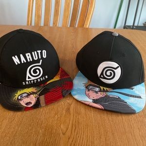 Two unisex Naruto Shippuden Hats